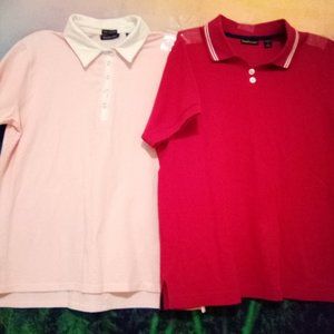 Dunbrooke Polo Shirts Lot of 2 Size Medium